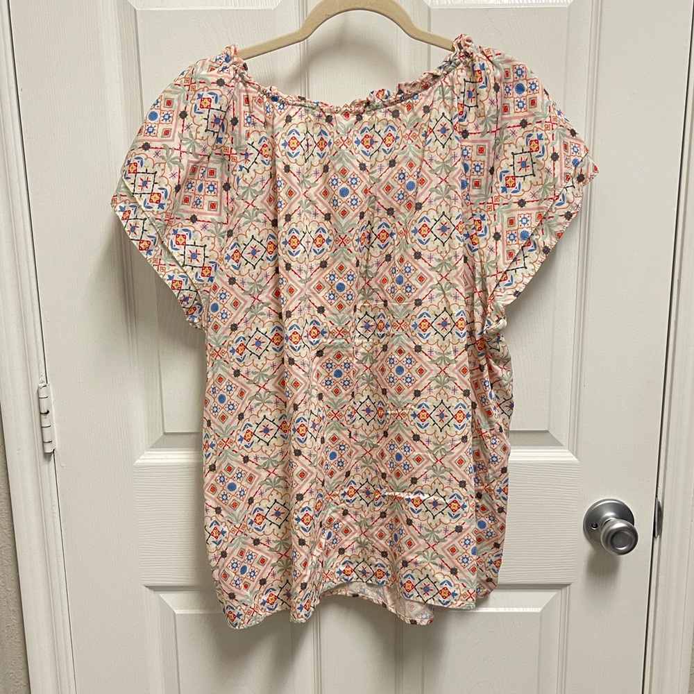 Finley Multi Pattern Blouse - Picture 11 of 11